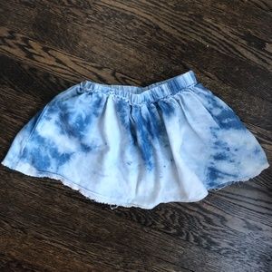 EGG BABY NEW YORK Girl Tie Dye Skirt Frayed 4Y
